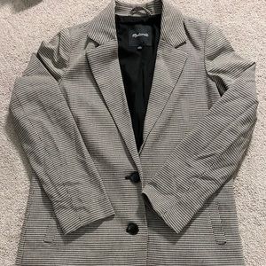 MADEWELL HOUNDSTOOTH BLAZER